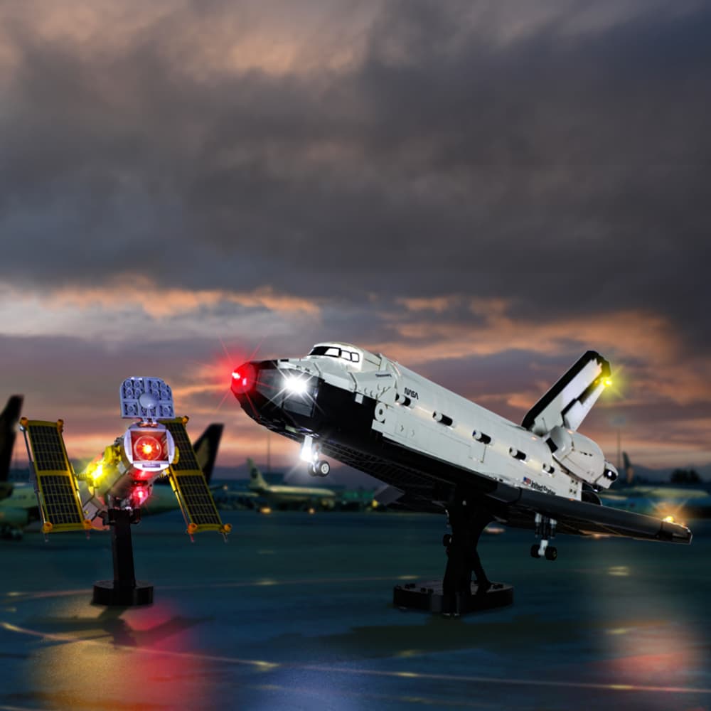 Light Kit For NASA Space Shuttle Discovery 10283 Briksmax