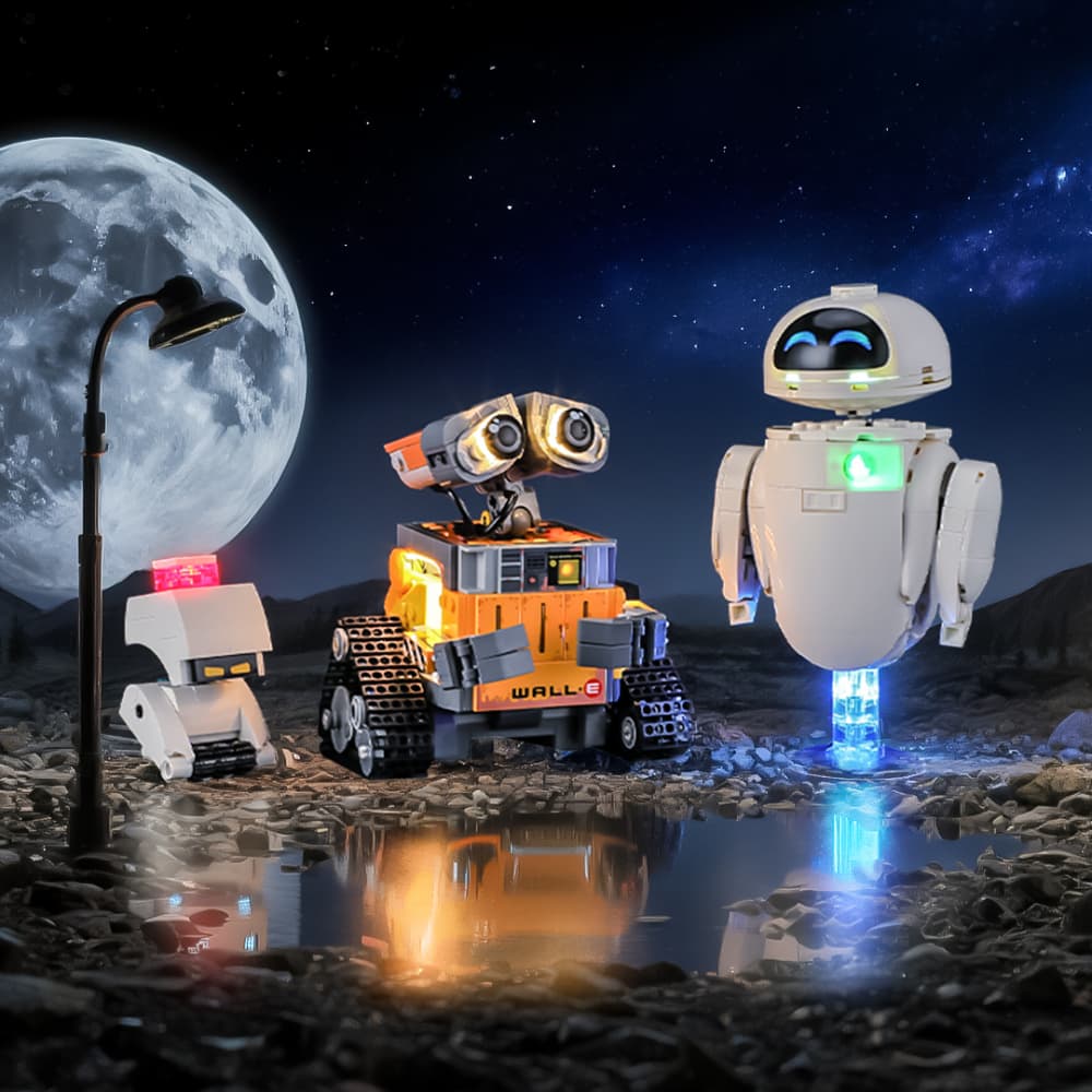 Light Kit For WALL-E and EVE #43279 - Briksmax 2.0