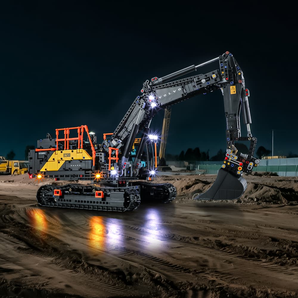Briksmax 2.0 Beleuchtungssatz für Volvo EC500 Hybridbagger Nr. 42215 【Kein endgültiger Preis|In Kürze verfügbar】