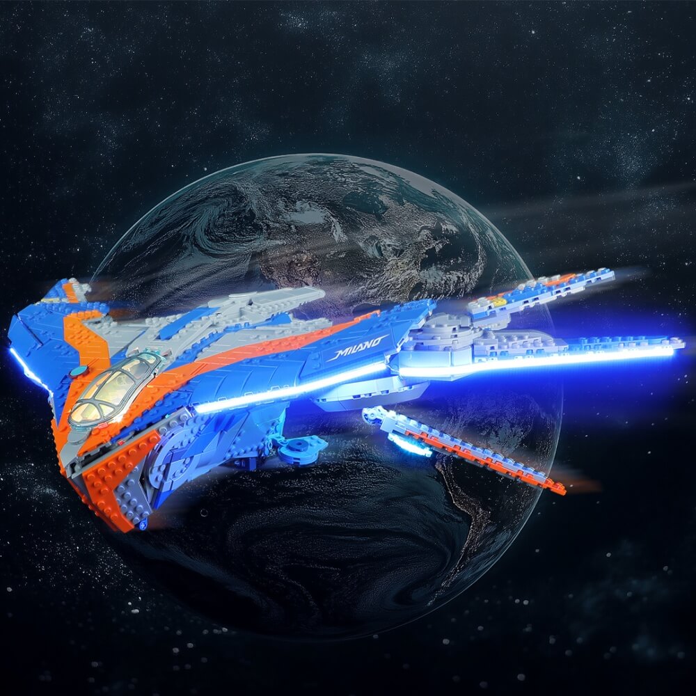 Kit d'éclairage Briksmax 2.0 pour Les Gardiens de la Galaxie : Milano 76286-Briksmax