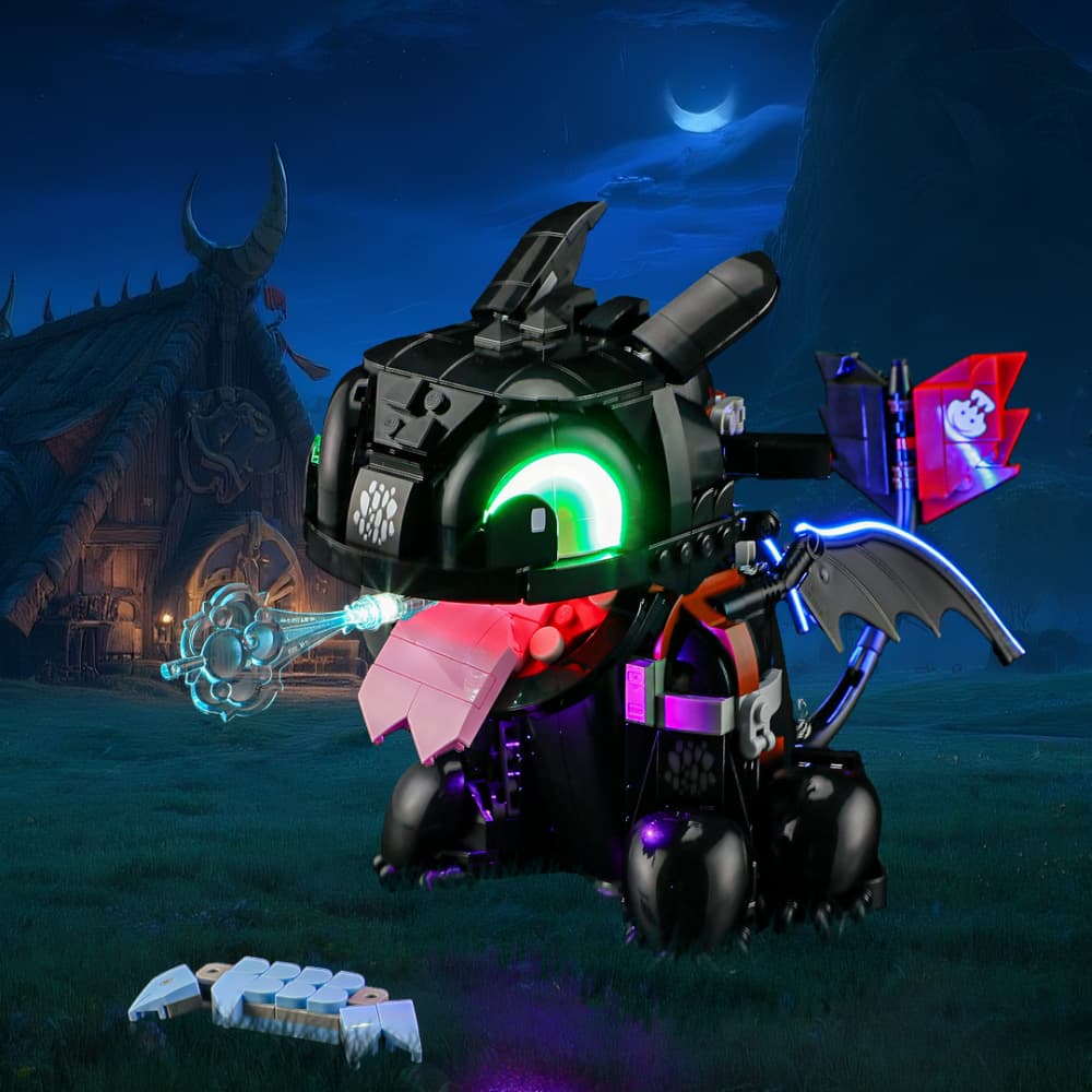 Kit d'éclairage pour Dragons : Krokmou #10375-Briksmax 2.0