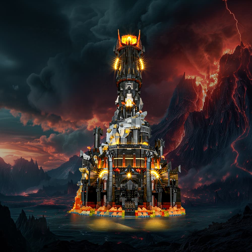 Light Kit For The Lord of the Rings: Barad-dur 10333-Briksmax