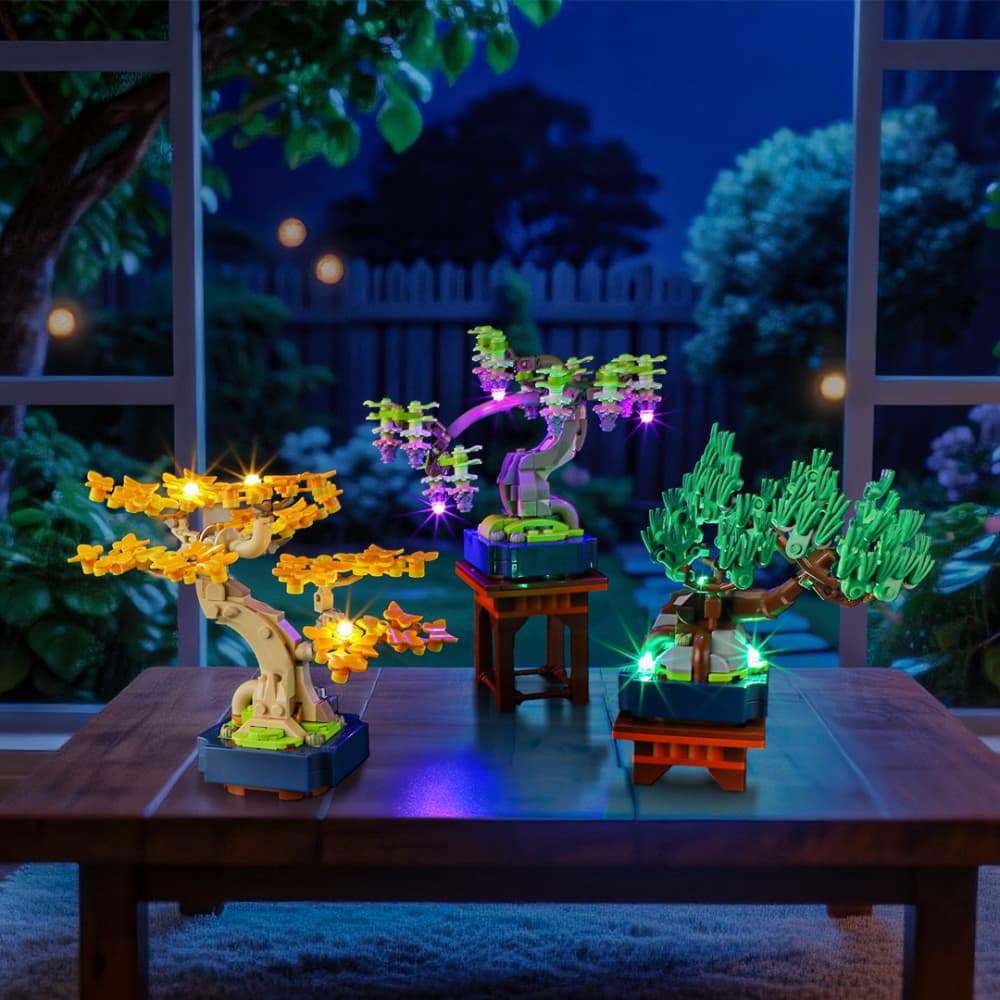 tabletop bonsai tree light Briksmax 2.0 Light Kit For Mini Bonsai Trees #10373