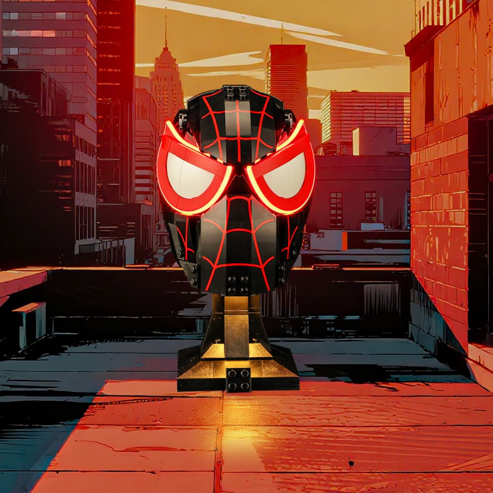 Beleuchtungsset für Miles Morales‘ Maske Nr. 76329 – Briksmax 2.0