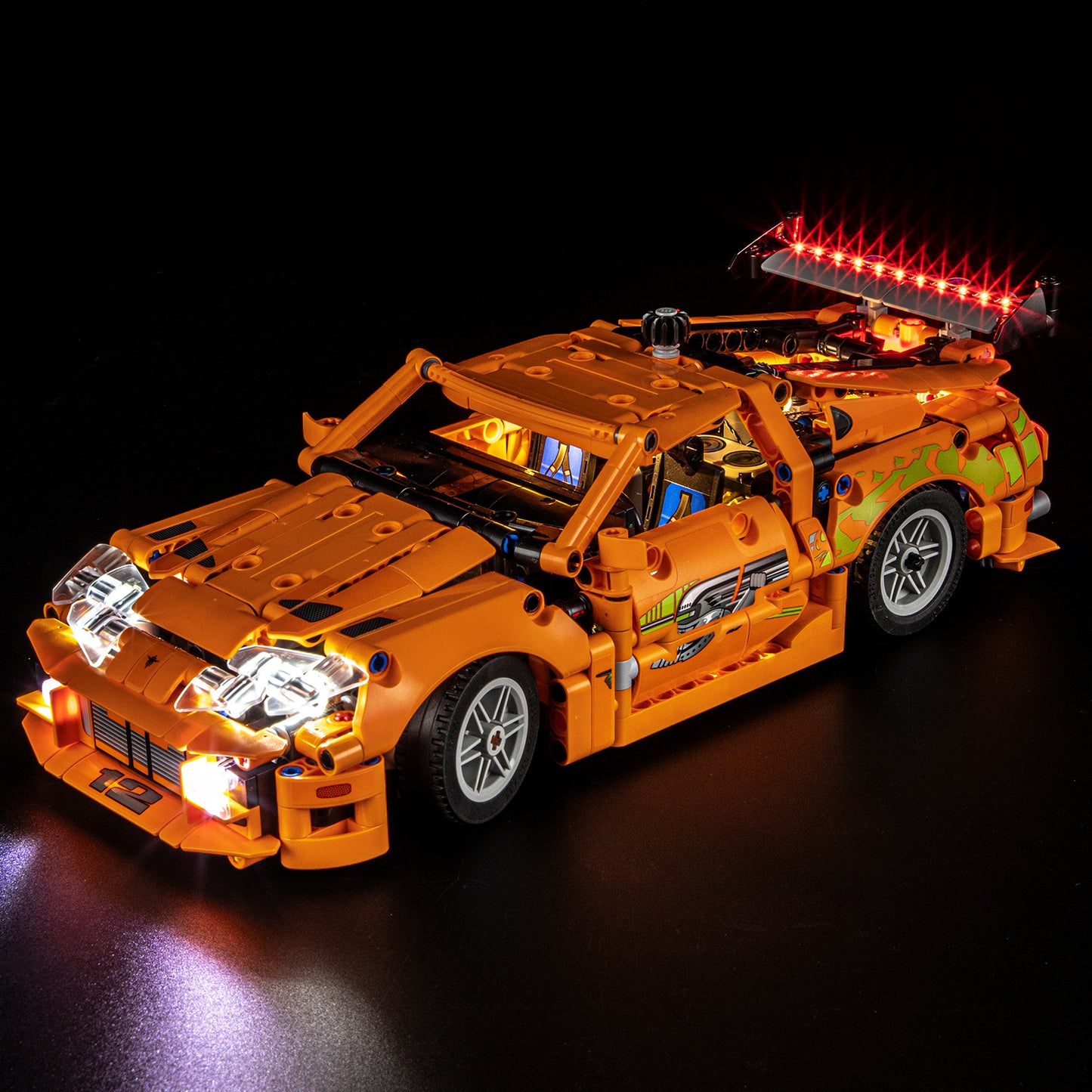 Briksmax 2.0 Light Kit For LEGO Fast and Furious Toyota Supra MK4 #42204-4