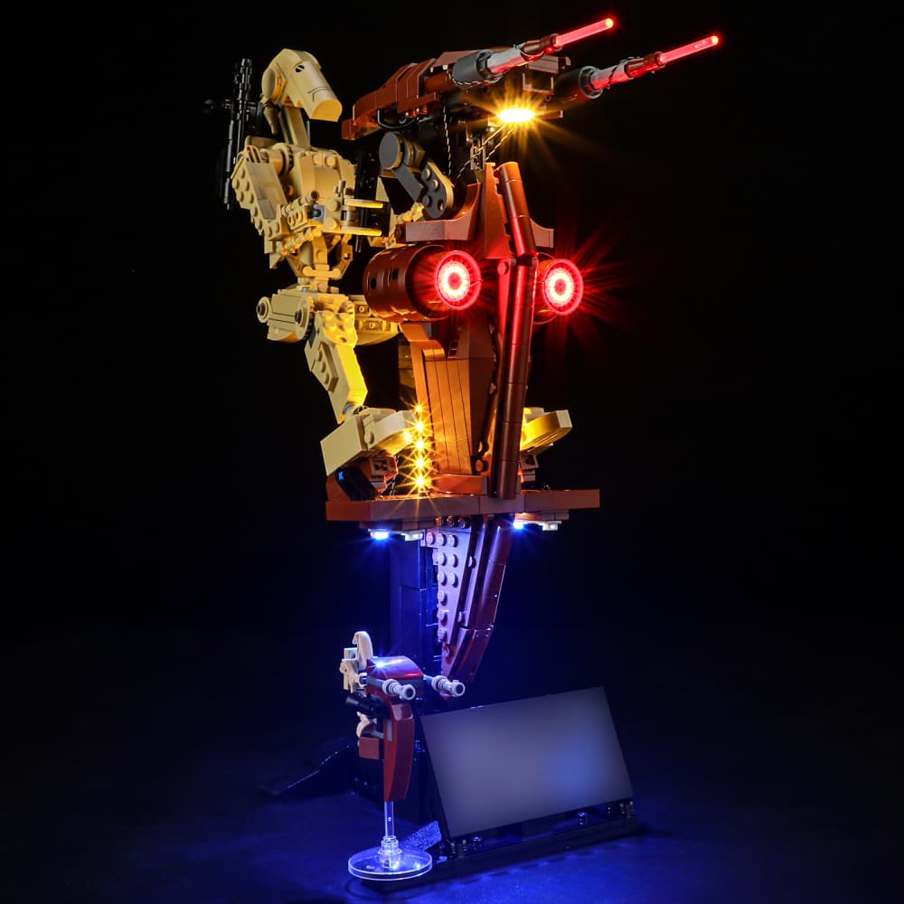 Beleuchtungsset für Battle Droid mit STAP #75428- Briksmax