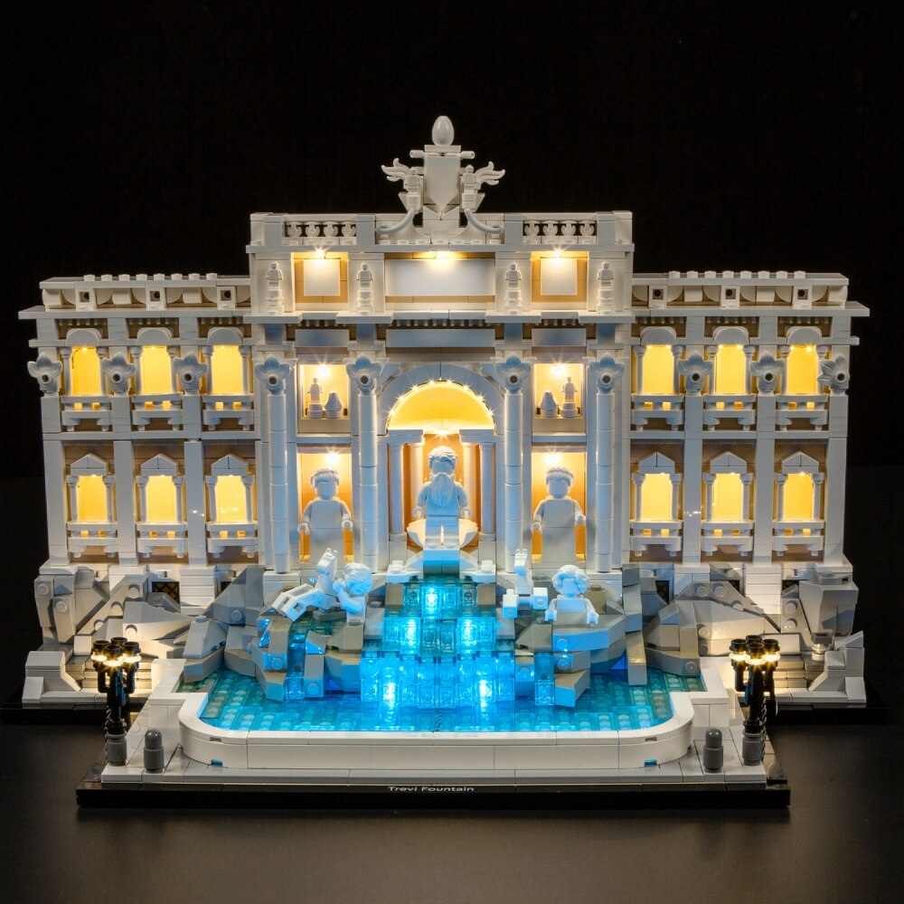 (Remote Version)Briksmax 2.0 Light Kit For Trevi Fountain #21062