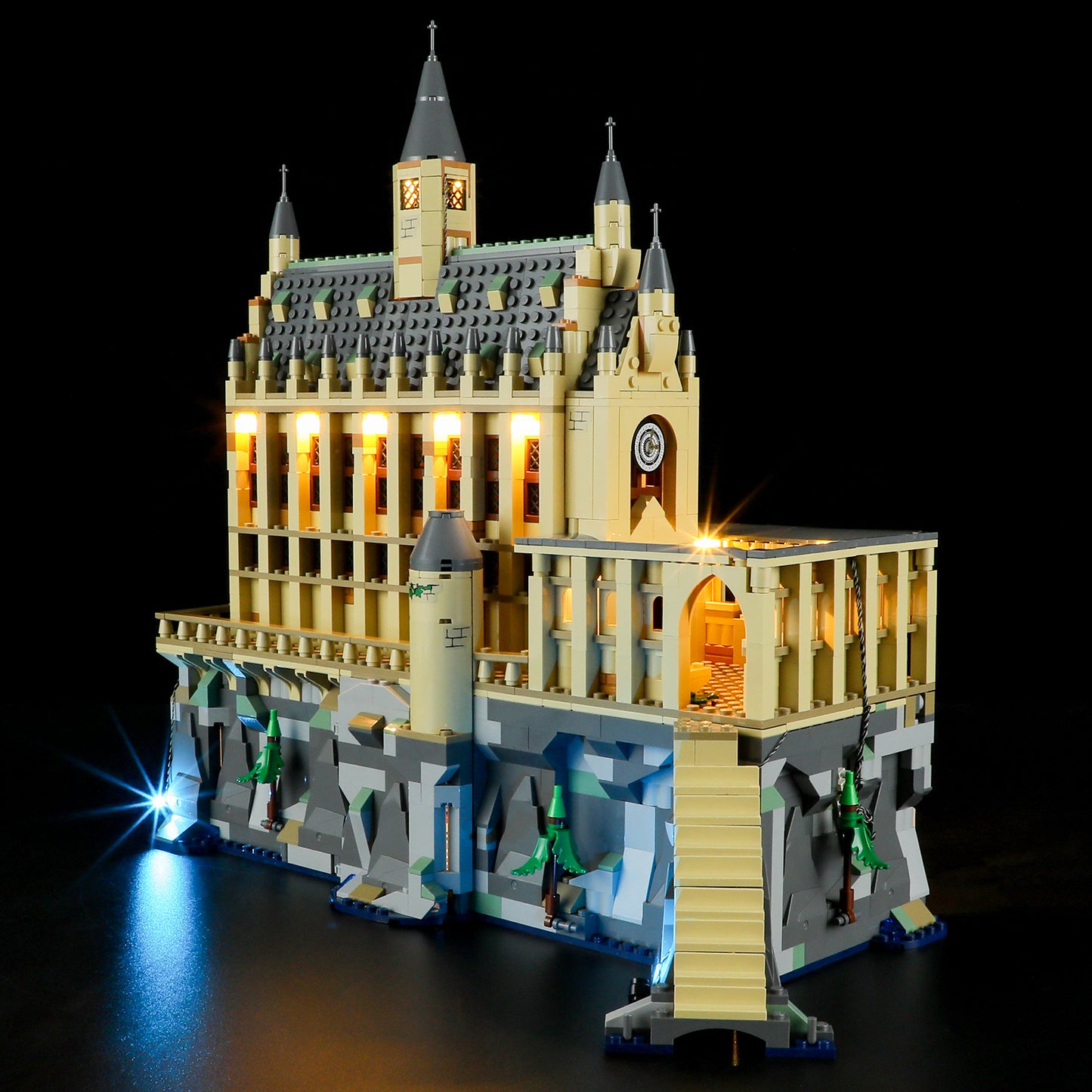 Beleuchtungsset für die Große Halle von Schloss Hogwarts 76435-BriksMax