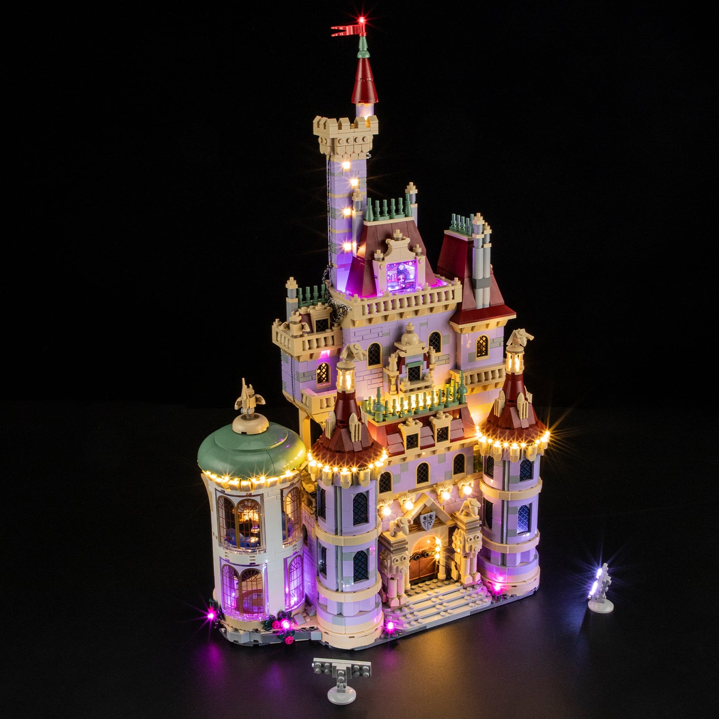 Briksmax 2.0 Lichtset für Schloss „Die Schöne und das Biest“ #43263