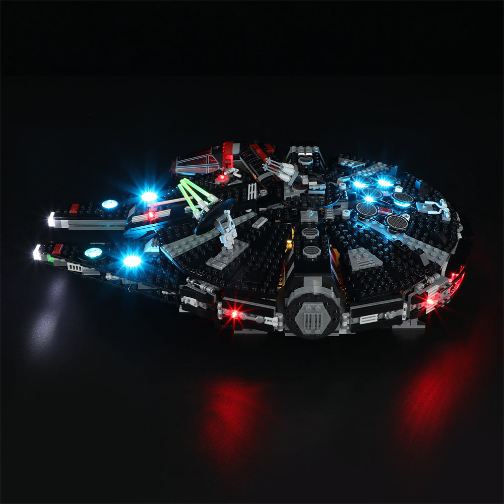 Briksmax 2.0 Beleuchtungsset für den Dark Falcon 75389-Briksmax