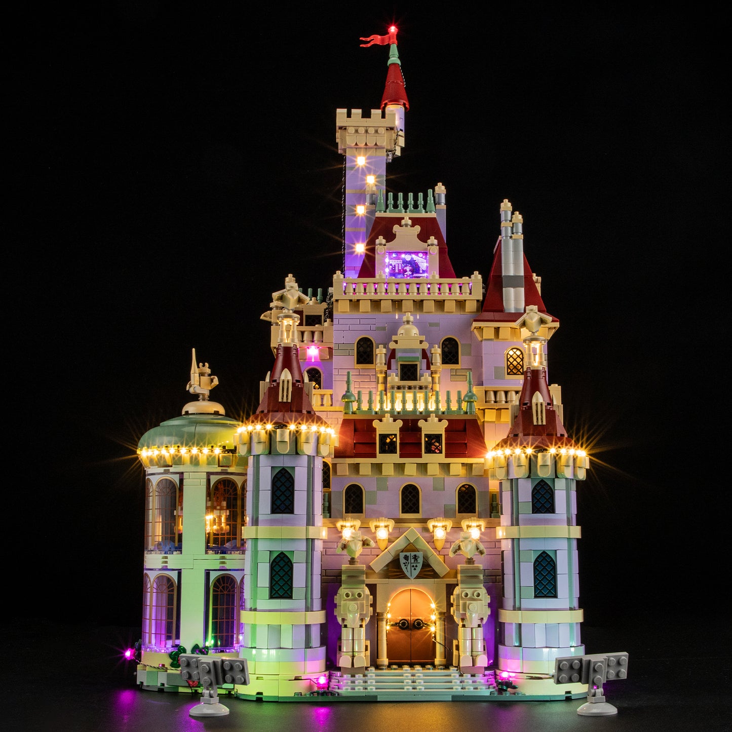 Briksmax 2.0 Lichtset für Schloss „Die Schöne und das Biest“ #43263