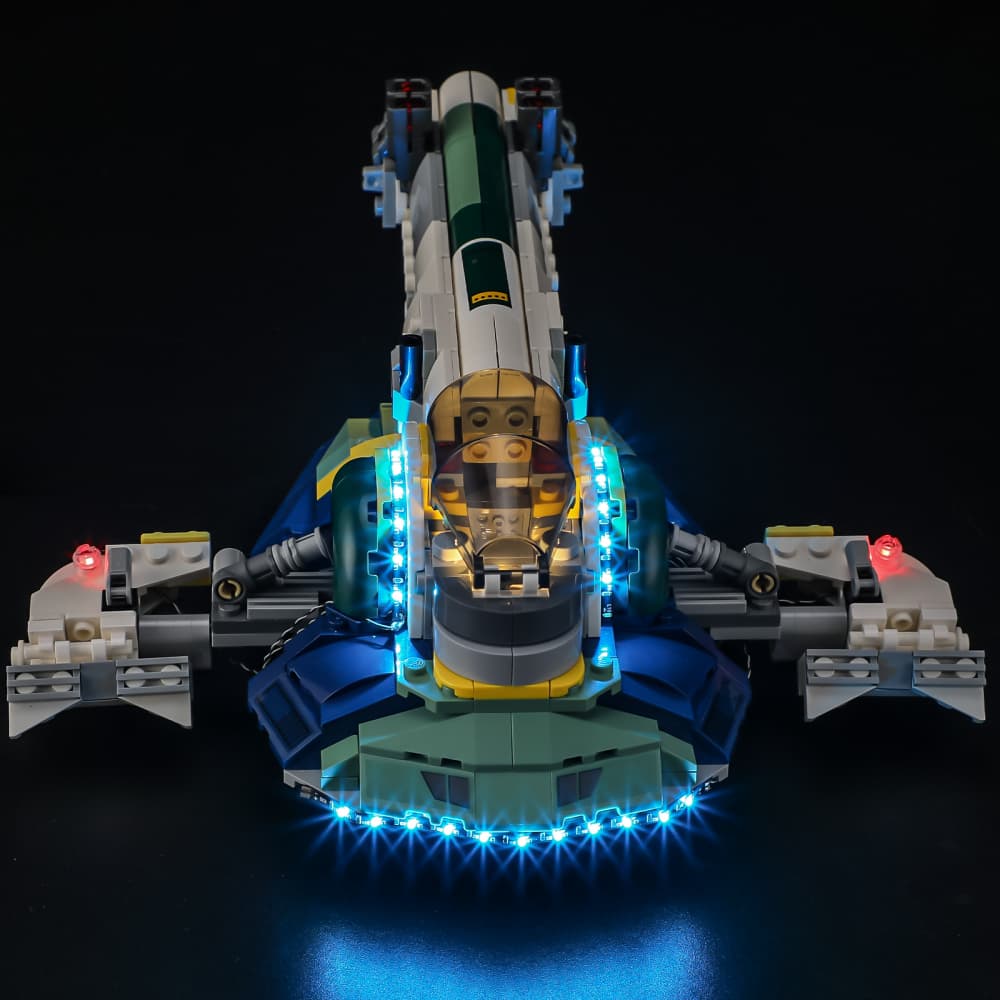 Briksmax 2.0 Licht-Set für Jango Fetts Raumschiff #75433