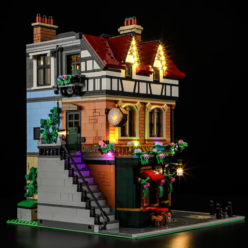 Light Kit For Tudor Corner 10350(Christmas Version)- Briksmax 2.0