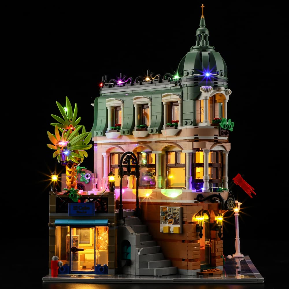 Kit d'éclairage pour hôtel-boutique n° 10297 (version Noël) - Briksmax 2.0