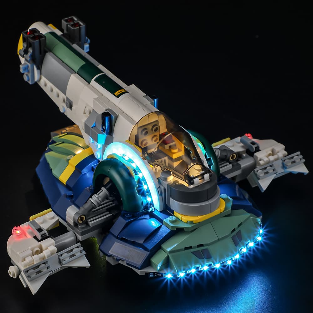 Briksmax 2.0 Licht-Set für Jango Fetts Raumschiff #75433