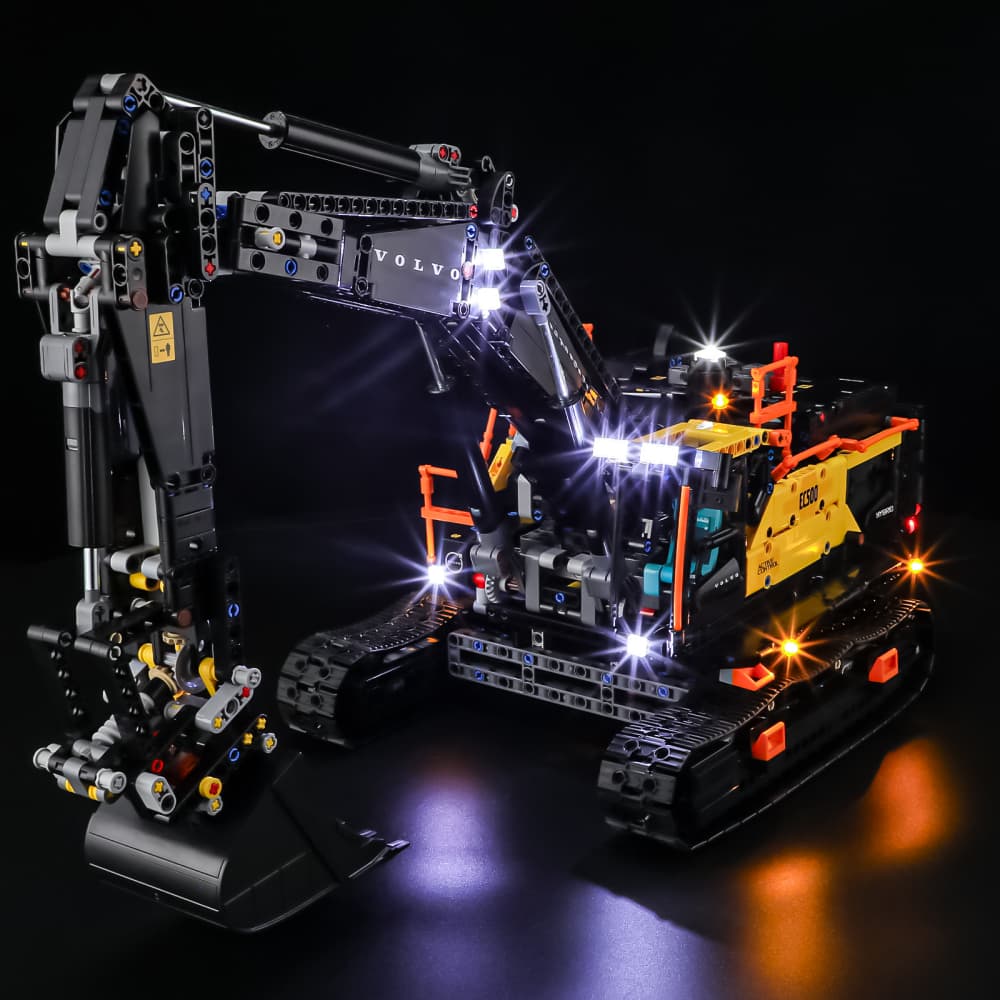 Briksmax 2.0 Beleuchtungssatz für Volvo EC500 Hybridbagger Nr. 42215 【Kein endgültiger Preis|In Kürze verfügbar】
