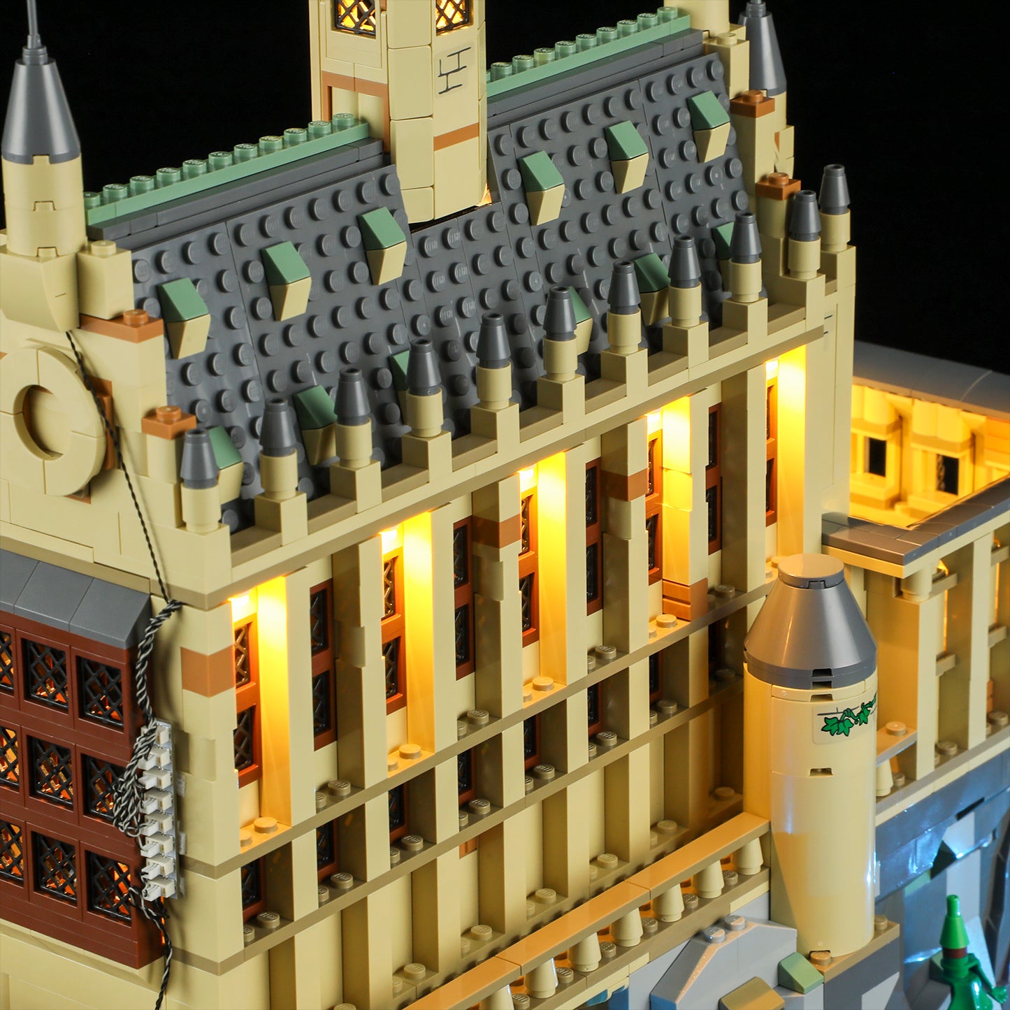 Beleuchtungsset für die Große Halle von Schloss Hogwarts 76435-BriksMax