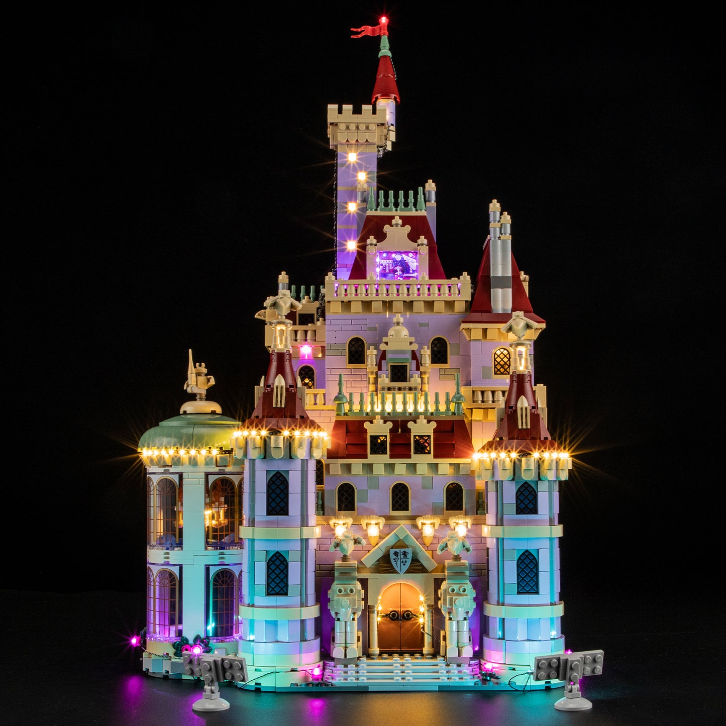 Briksmax 2.0 Lichtset für Schloss „Die Schöne und das Biest“ #43263