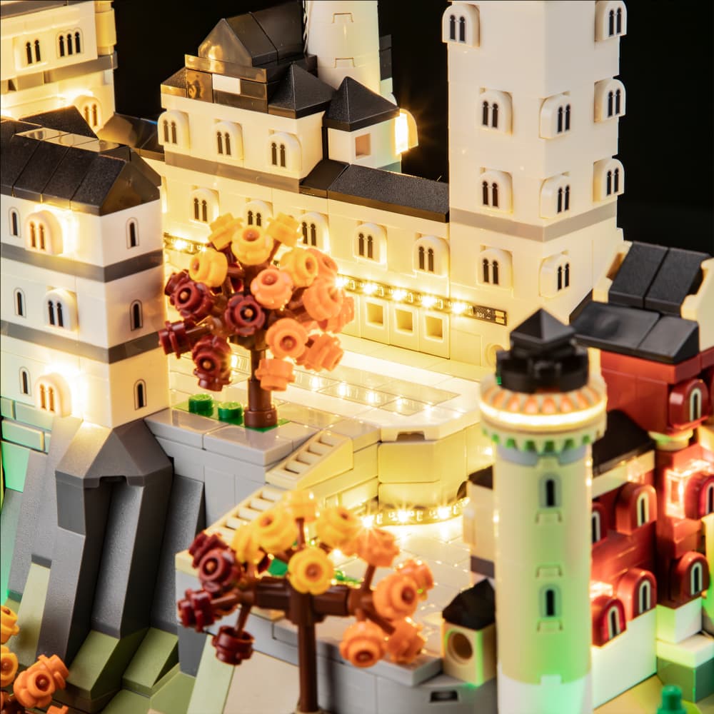 Kit d'éclairage Briksmax 2.0 pour le château de Neuschwanstein #21063