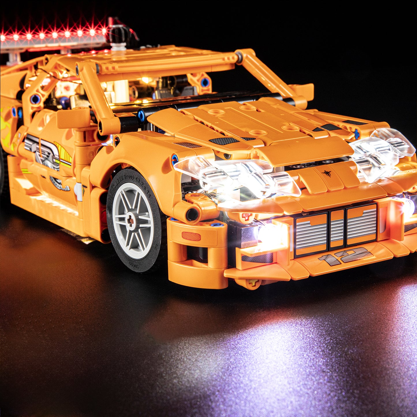 Briksmax 2.0 Light Kit For LEGO Fast and Furious Toyota Supra MK4 #42204-12