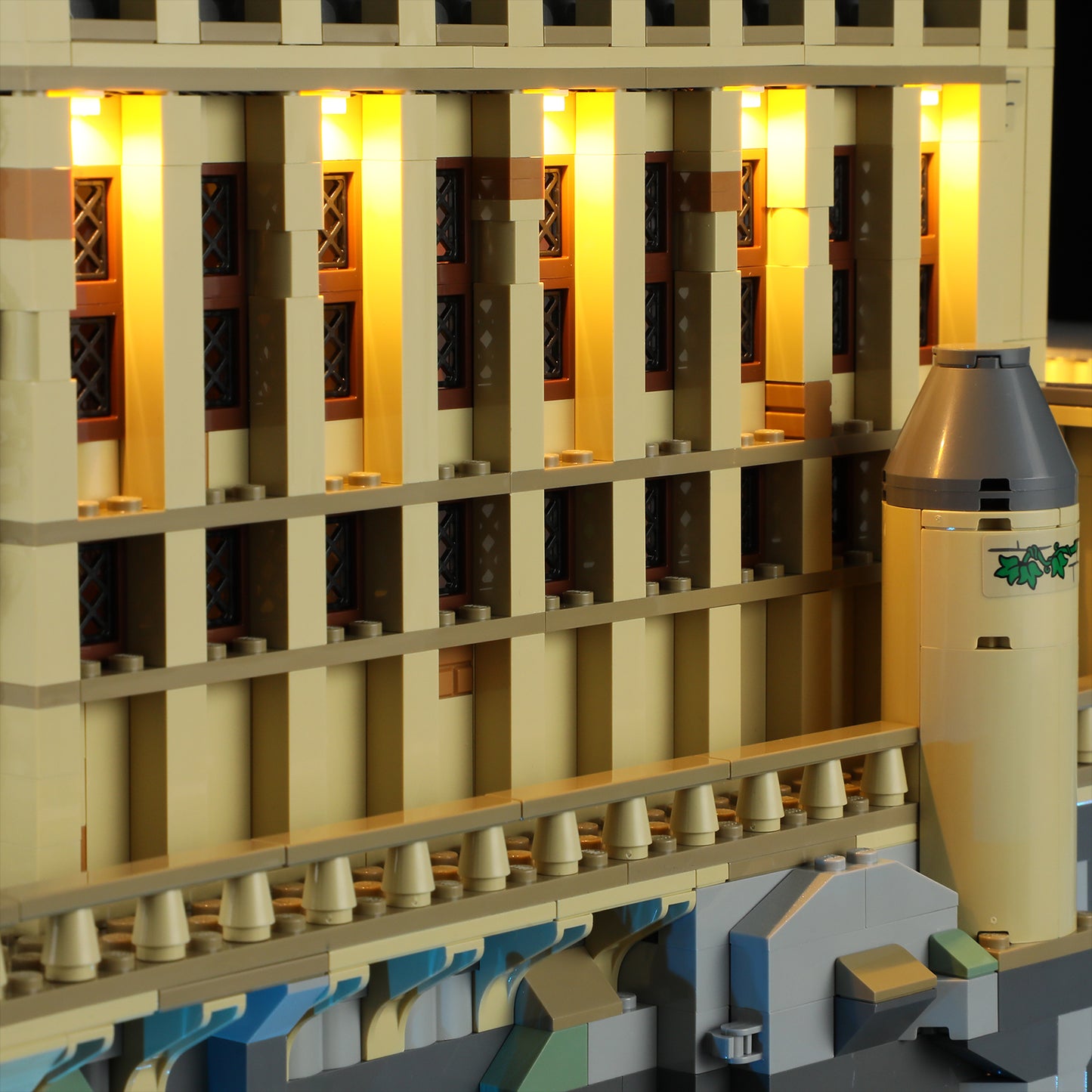 Beleuchtungsset für die Große Halle von Schloss Hogwarts 76435-BriksMax