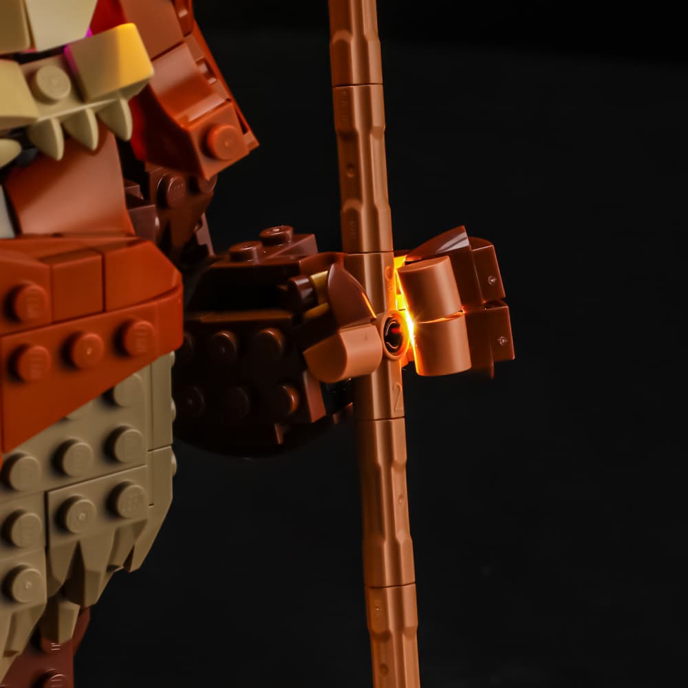 Kit d'éclairage Briksmax 2.0 pour Wicket the Ewok #75430