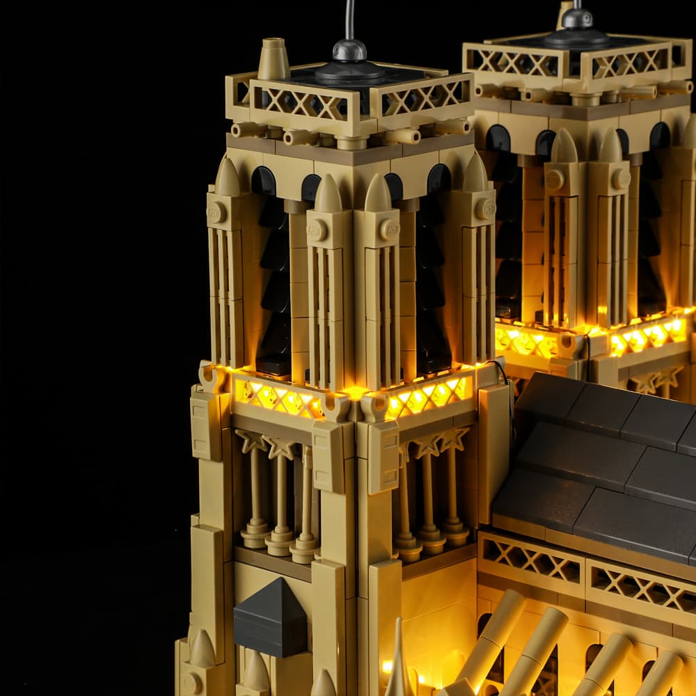 Briksmax 2.0 Light Kit For Notre-Dame de Paris 21061 (Projector Light)