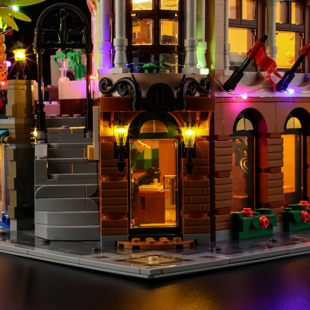 Kit d'éclairage pour hôtel-boutique n° 10297 (version Noël) - Briksmax 2.0