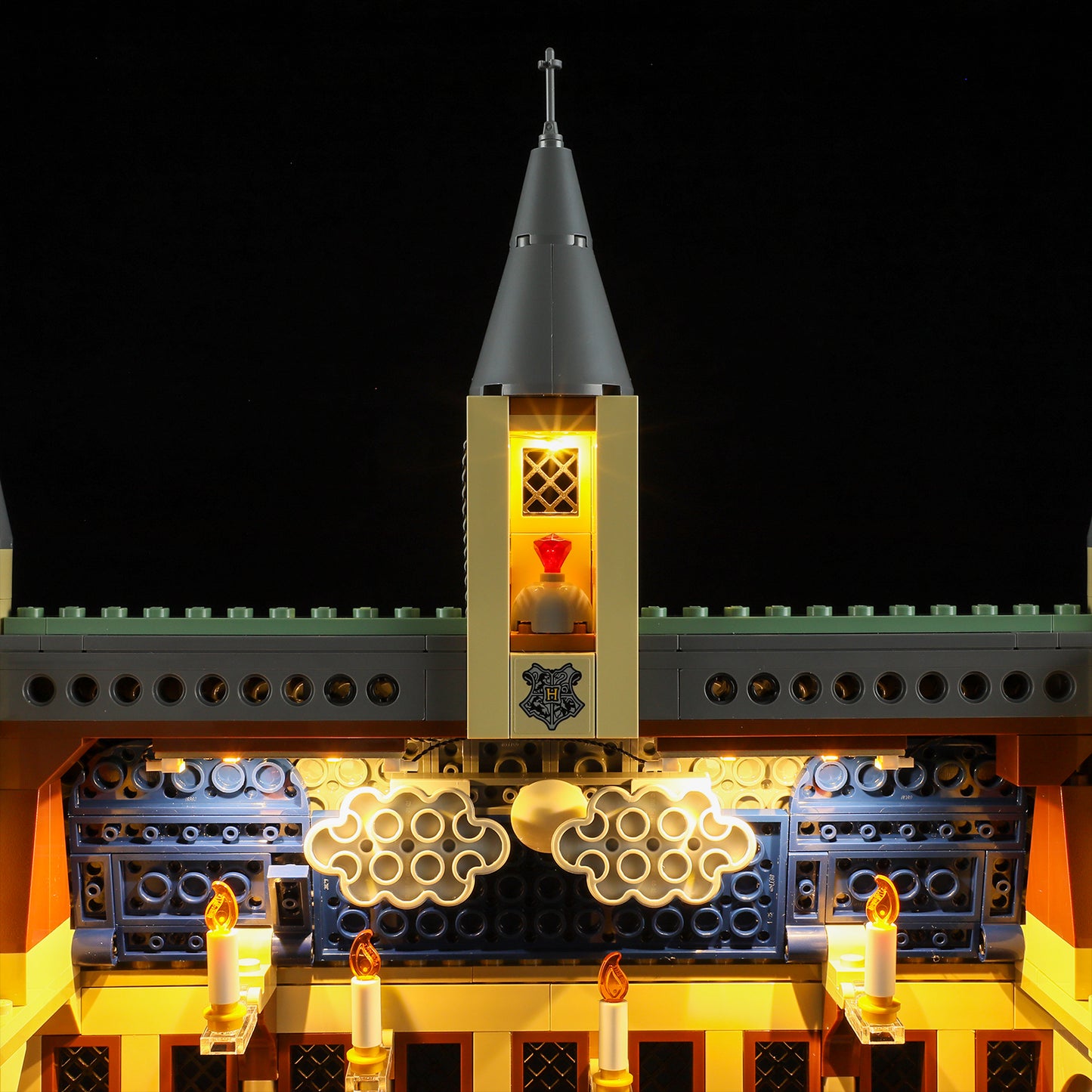 Beleuchtungsset für die Große Halle von Schloss Hogwarts 76435-BriksMax