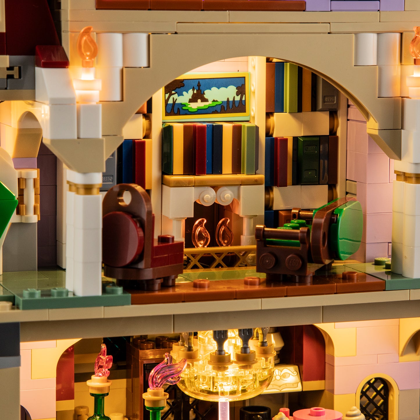 Briksmax 2.0 Lichtset für Schloss „Die Schöne und das Biest“ #43263