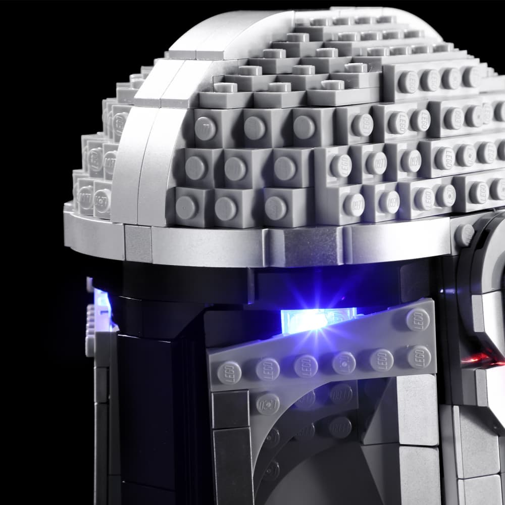 Light Kit For The Mandalorian Helmet 75328
