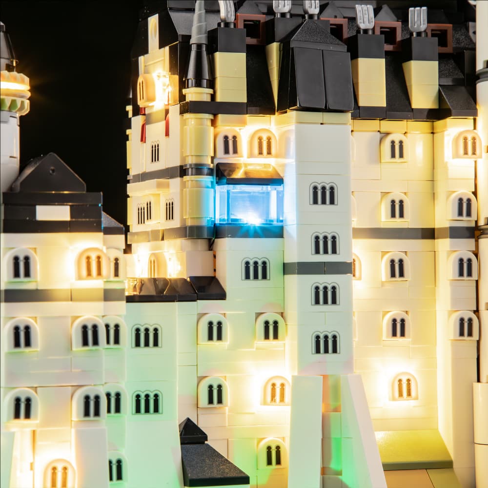 Kit d'éclairage Briksmax 2.0 pour le château de Neuschwanstein #21063