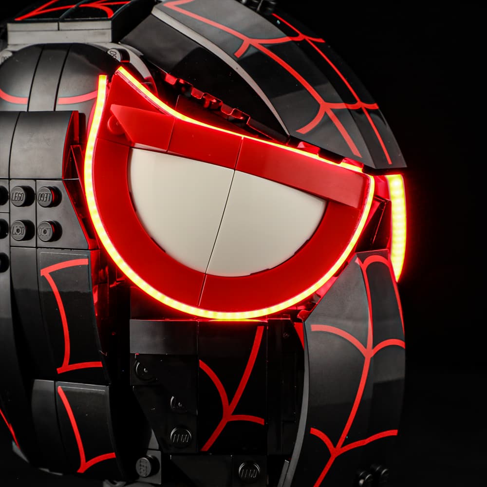 Beleuchtungsset für Miles Morales‘ Maske Nr. 76329 – Briksmax 2.0