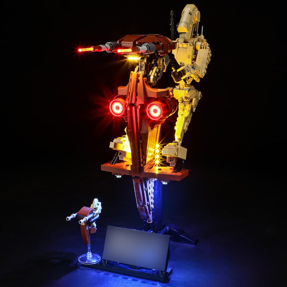 Beleuchtungsset für Battle Droid mit STAP #75428- Briksmax