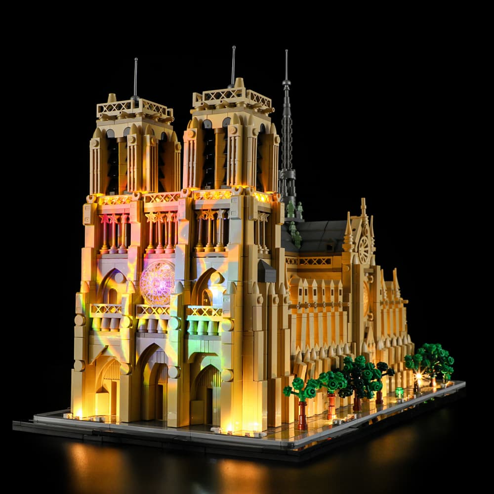 Briksmax 2.0 Light Kit For Notre-Dame de Paris 21061 (Projector Light)