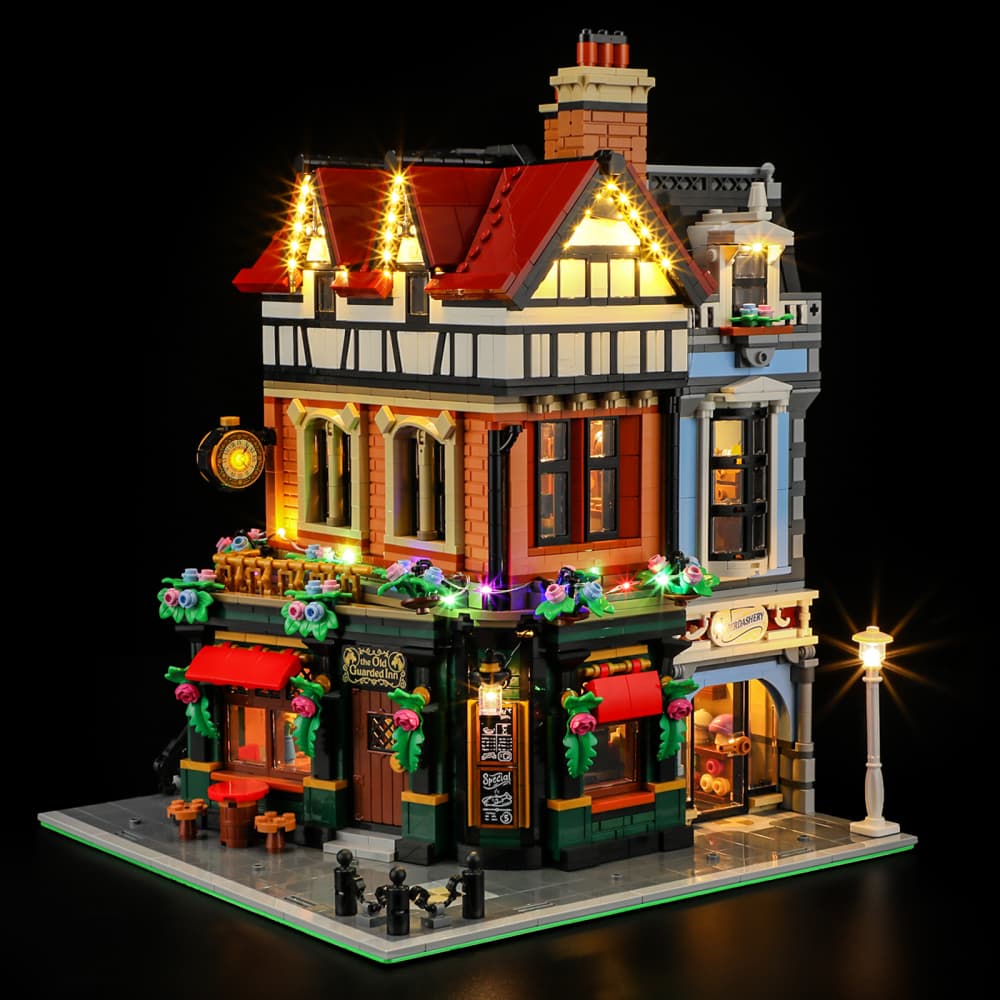 Light Kit For Tudor Corner 10350(Christmas Version)- Briksmax 2.0