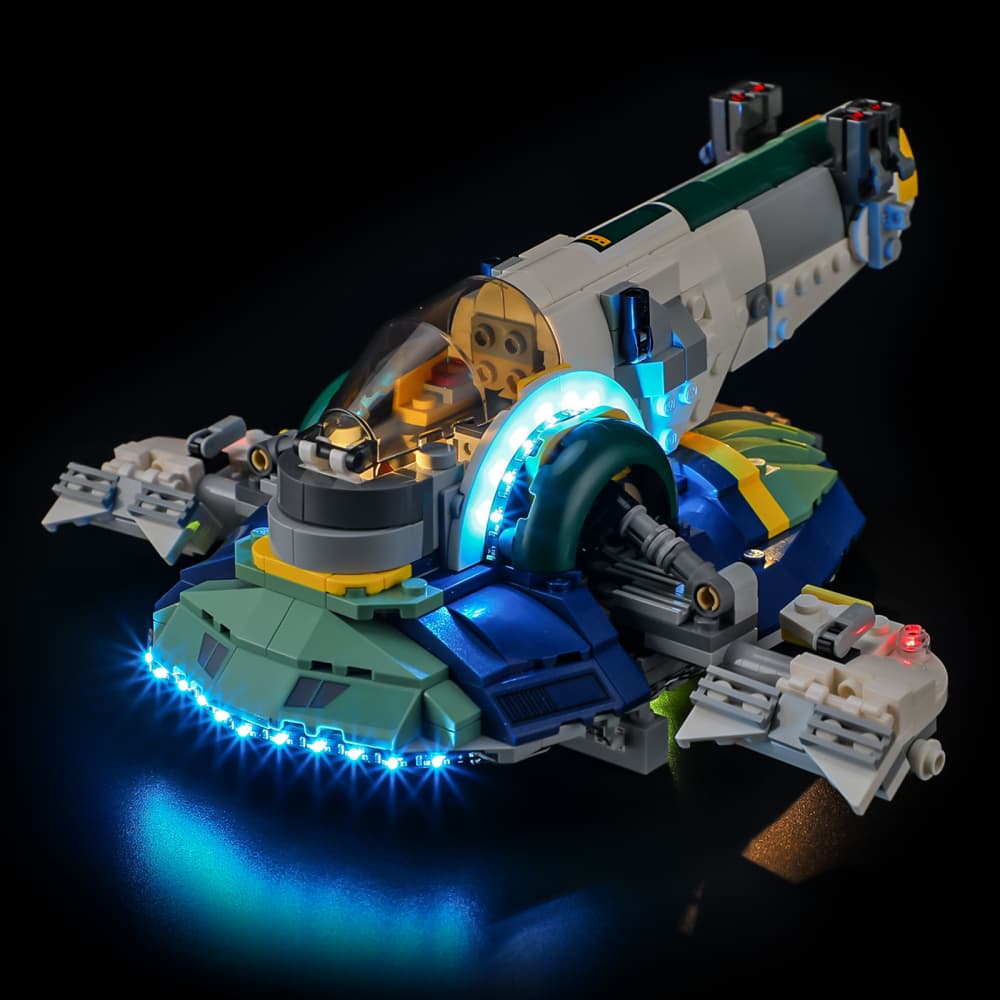 Briksmax 2.0 Licht-Set für Jango Fetts Raumschiff #75433