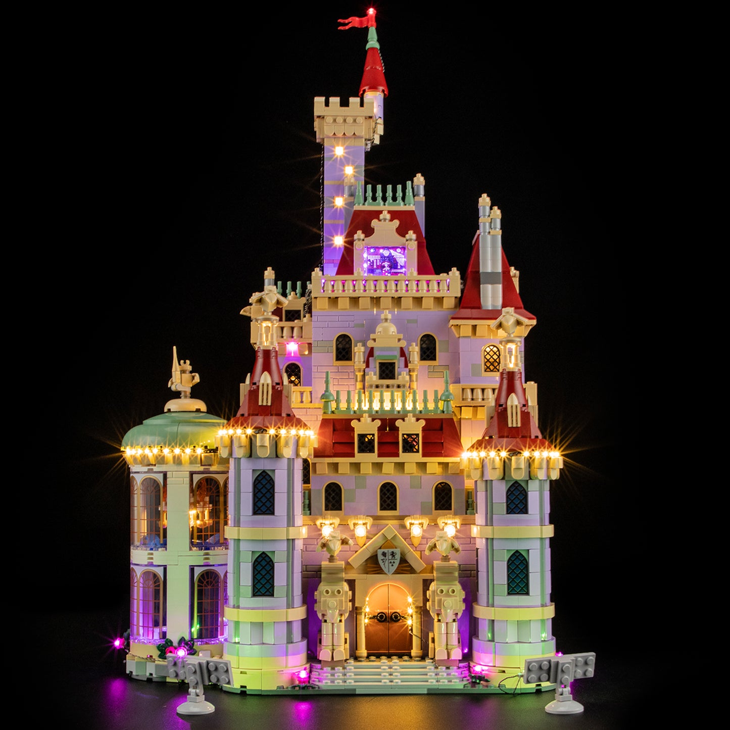 Briksmax 2.0 Lichtset für Schloss „Die Schöne und das Biest“ #43263