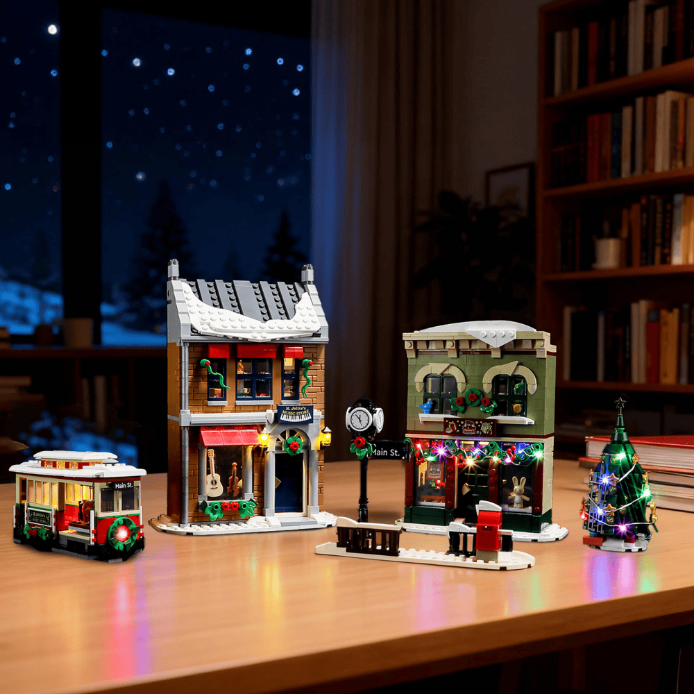 Light Kit For Lego Holiday Main Street 10308(Great Night Mode