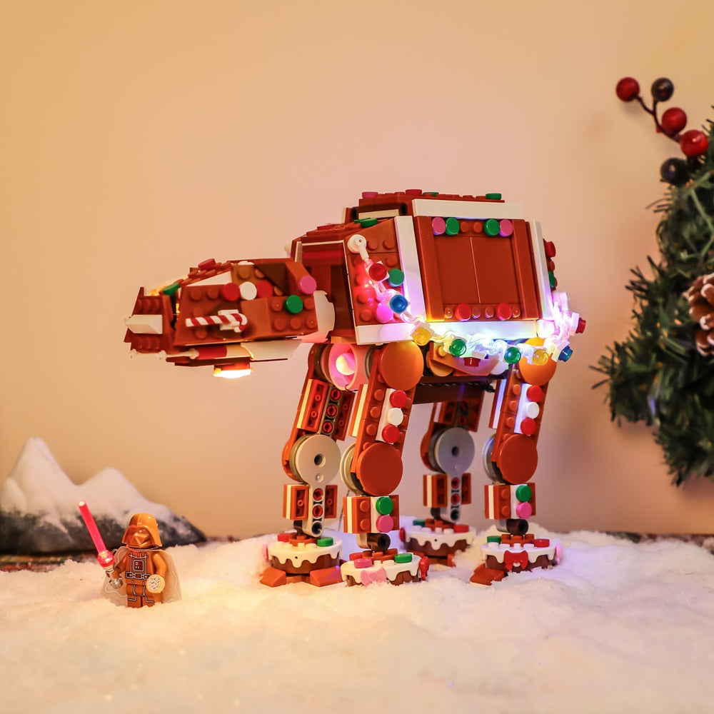 Light Kit For Gingerbread AT-AT Walker #40806- Briksmax 2.0【Not Final Price|Coming Soon】
