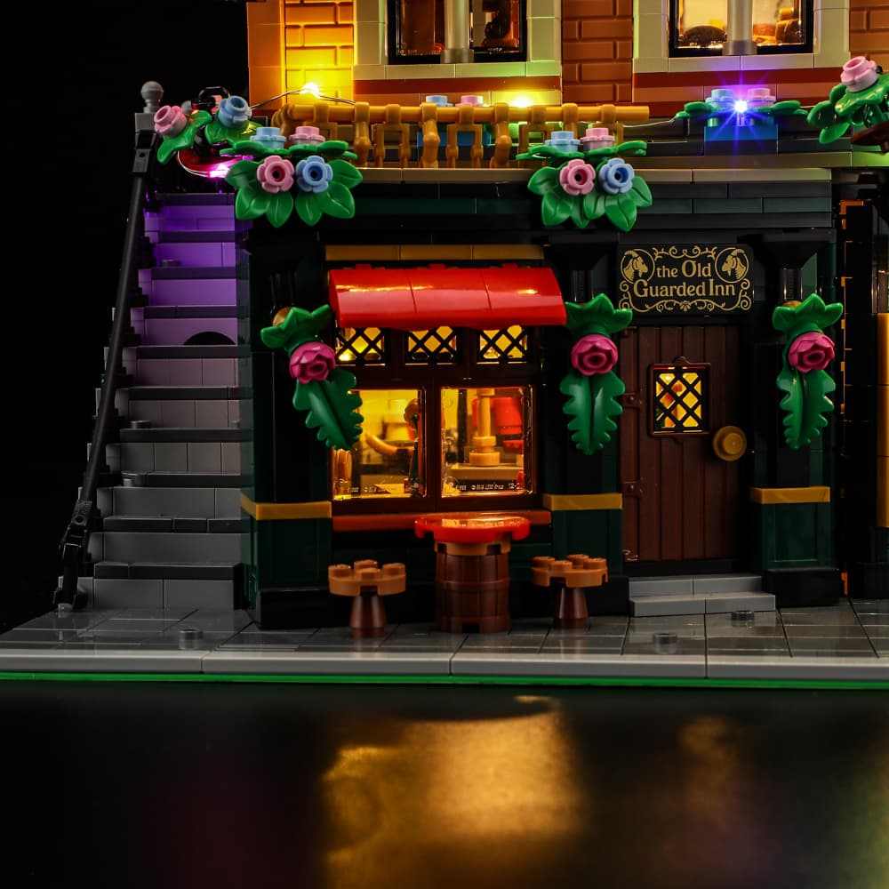Light Kit For Tudor Corner 10350(Christmas Version)- Briksmax 2.0