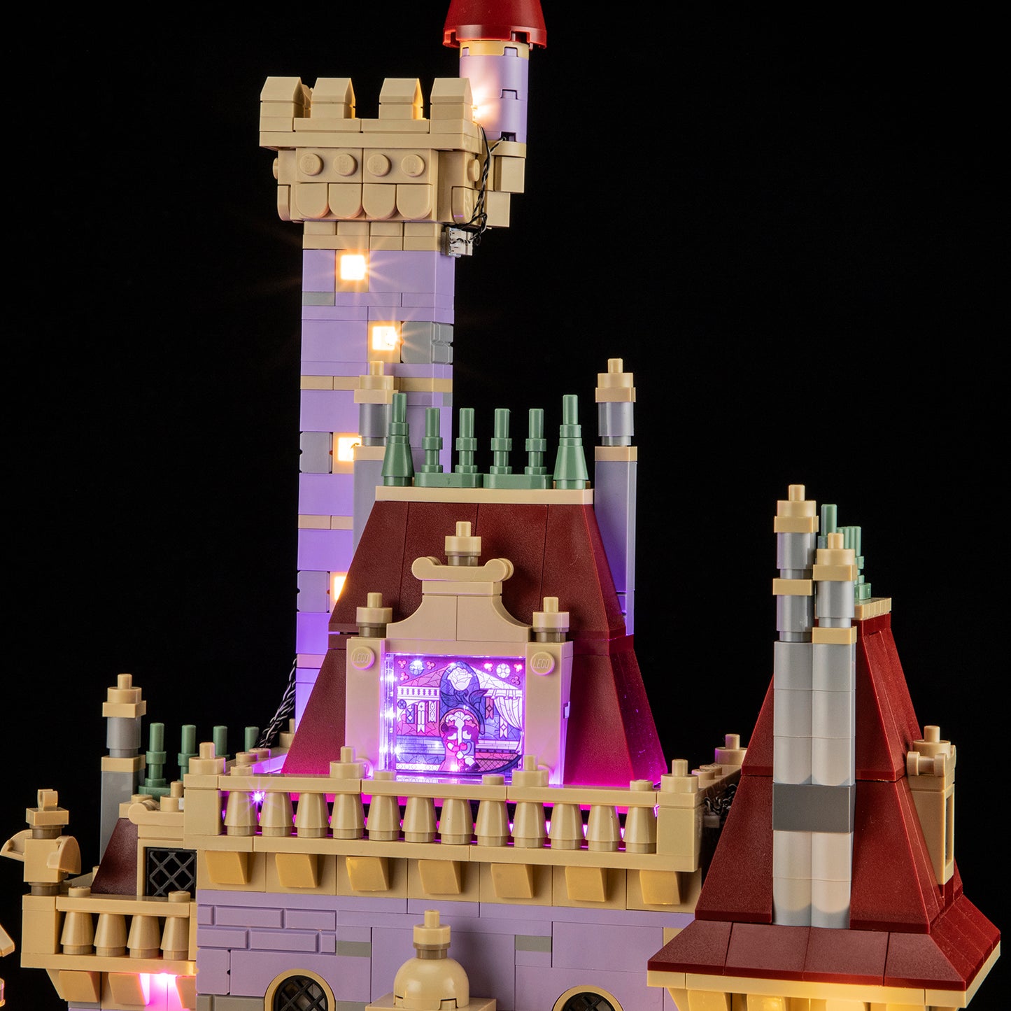 Briksmax 2.0 Lichtset für Schloss „Die Schöne und das Biest“ #43263