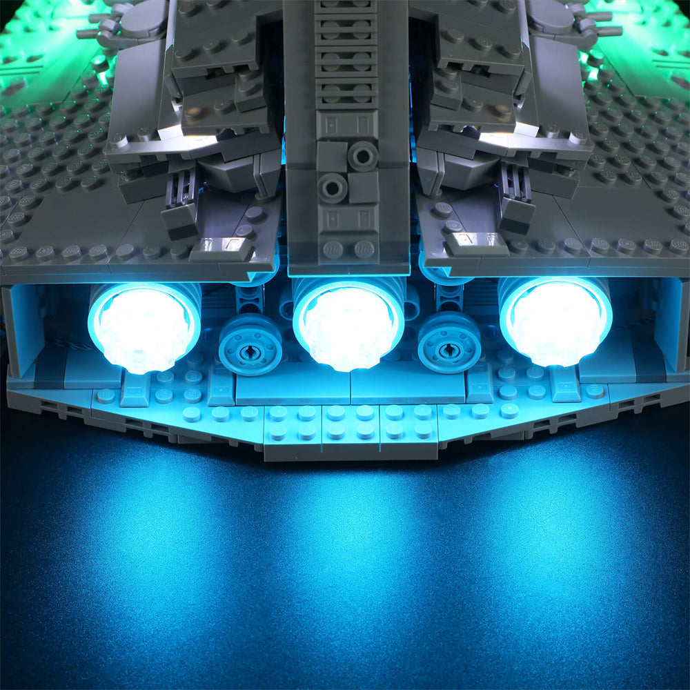 Kit d'éclairage Briksmax 2.0 pour Star Destroyer impérial 75394-Briksmax