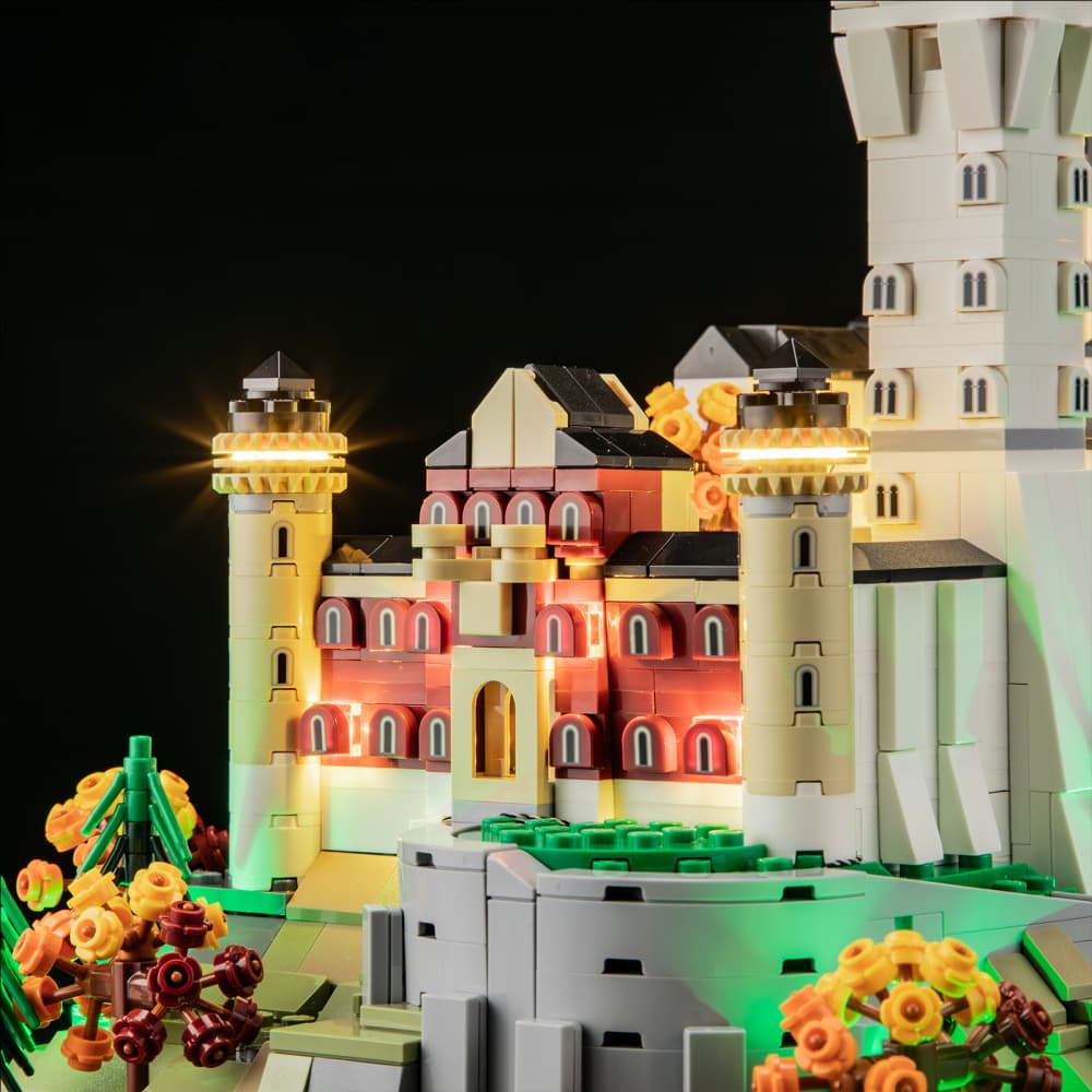 Kit d'éclairage Briksmax 2.0 pour le château de Neuschwanstein #21063