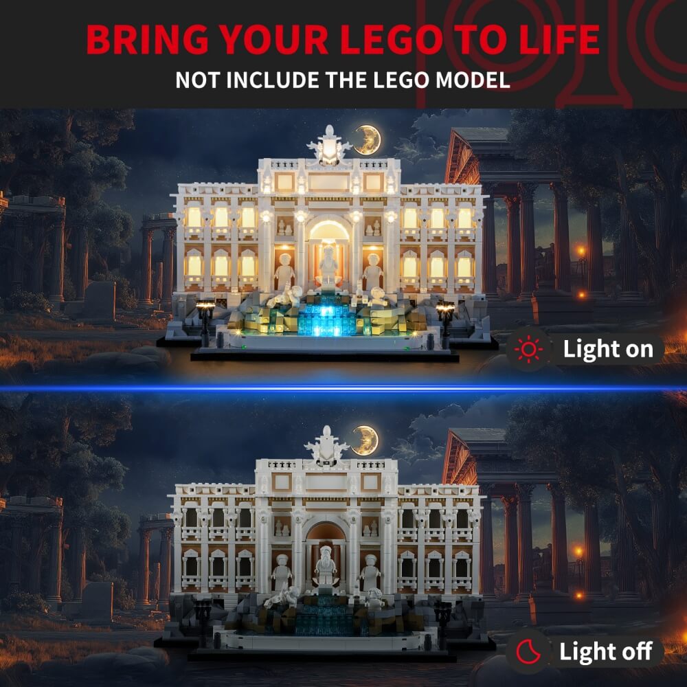 Briksmax 2.0 Light Kit For Trevi Fountain #21062