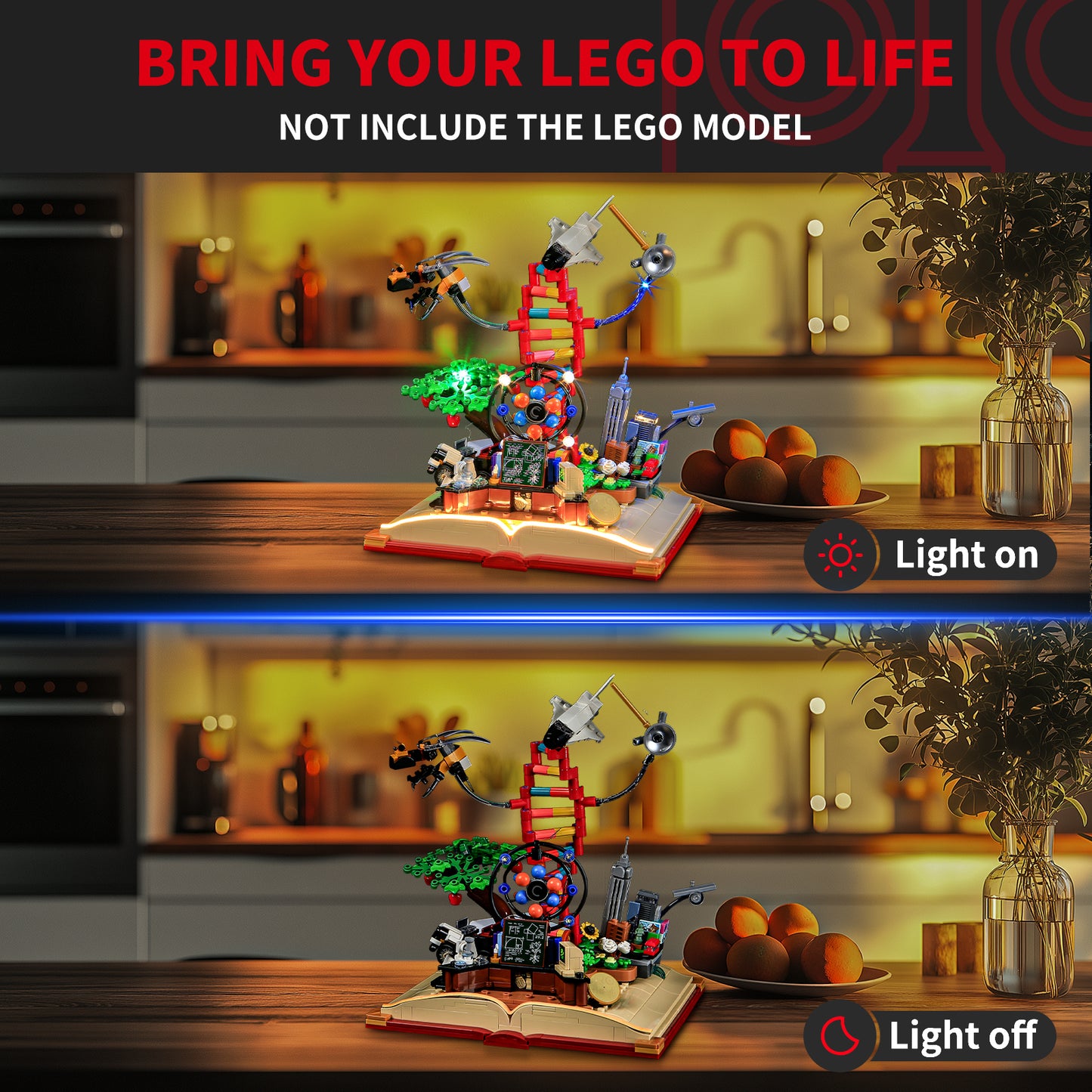 Briksmax 2.0 Light Kit For LEGO The Evolution of STEM #21355-3