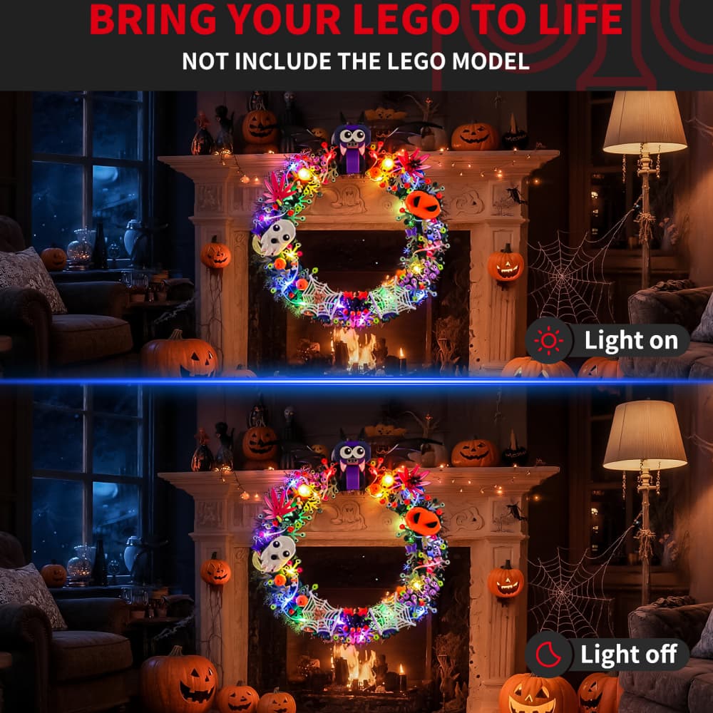 Light Kit For Halloween Wreath #40825 - Briksmax 2.0