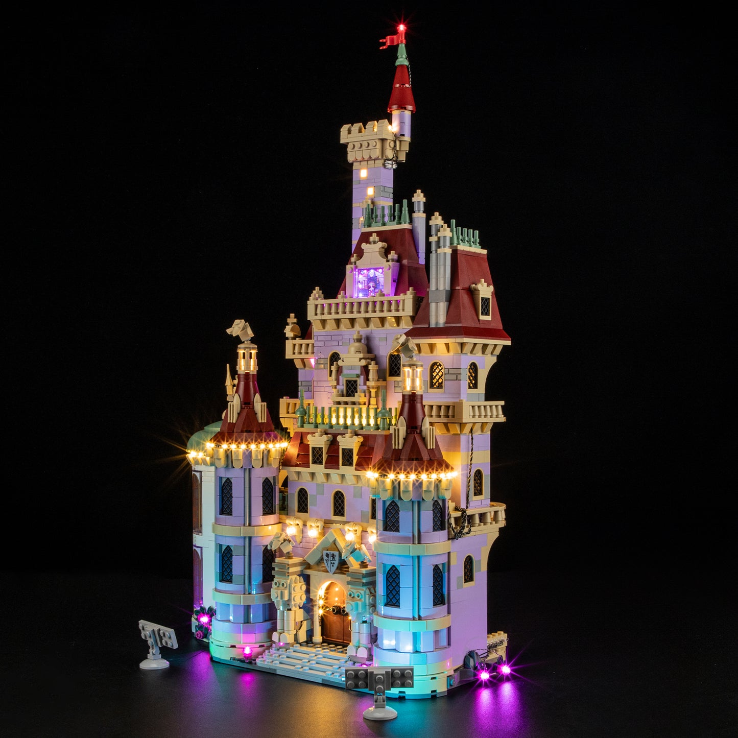 Briksmax 2.0 Lichtset für Schloss „Die Schöne und das Biest“ #43263