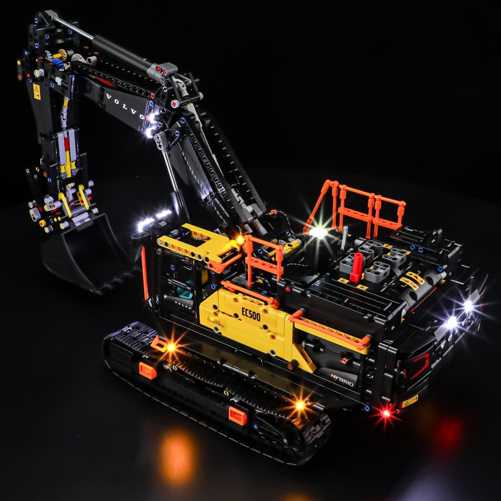 Briksmax 2.0 Beleuchtungssatz für Volvo EC500 Hybridbagger Nr. 42215 【Kein endgültiger Preis|In Kürze verfügbar】
