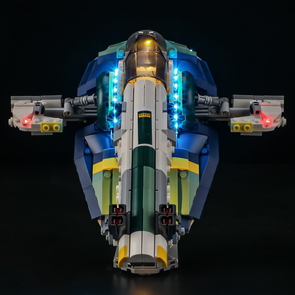 Briksmax 2.0 Licht-Set für Jango Fetts Raumschiff #75433